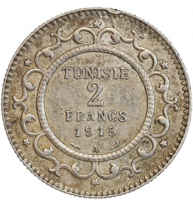 2 Francs - Tunisie Argent