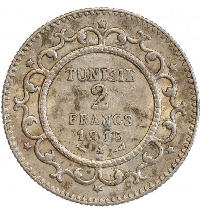 2 Francs Tunisie Argent