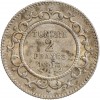 2 Francs Tunisie Argent