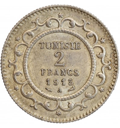 2 Francs Tunisie Argent