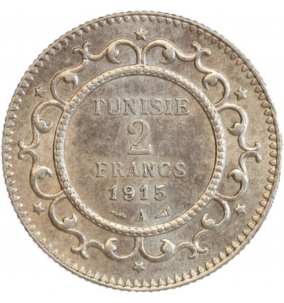 2 Francs - Tunisie Argent