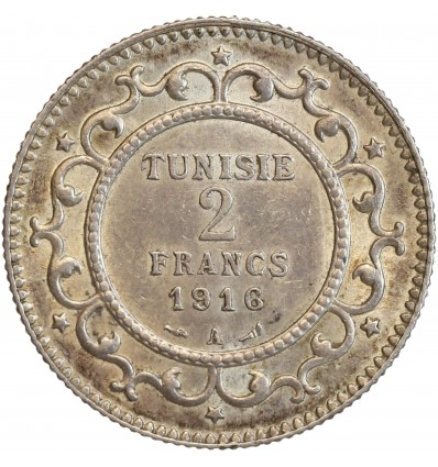 2 Francs Tunisie Argent