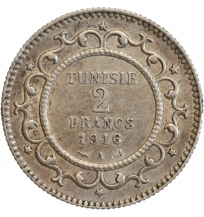 2 Francs Tunisie Argent