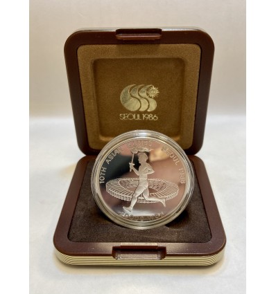 20 000 Won 10ème Jeux d'Asie "Coureur" BE - Corée du Sud Argent