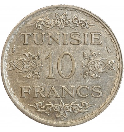 10 Francs - Tunisie Argent