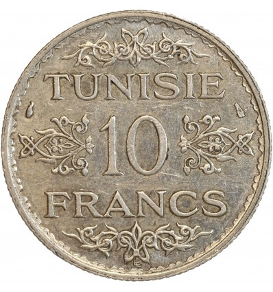 10 Francs - Tunisie Argent