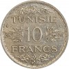 10 Francs - Tunisie Argent