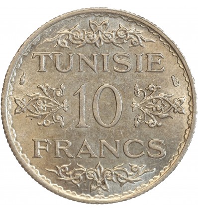 10 Francs - Tunisie Argent