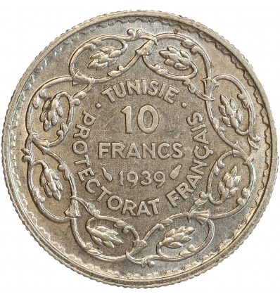 10 Francs Tunisie Argent