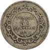 50 Centimes Tunisie Argent