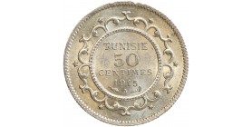 50 Centimes Tunisie Argent