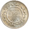 50 Centimes Tunisie Argent