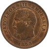 2 Centimes Napoléon III Tête Nue