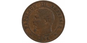 2 Centimes Napoléon III Tête Nue