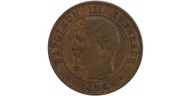 2 Centimes Napoléon III Tête Nue