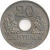 20 Centimes Etat-Français - Type 20