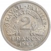 2 Francs Bazor Aluminium Etat Français