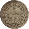 5 Francs Louis-Philippe Ier Tranche En Creux