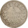 5 Francs Louis-Philippe Ier Tête Laurée Tranche En Relief