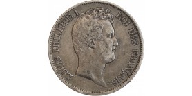 5 Francs Louis-Philippe Ier Tête Nue Tranche En Creux