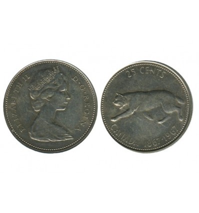 25 Cents Elisabeth II Canada Argent