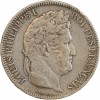 5 Francs Louis-Philippe Ier Tête Laurée Tranche En Relief