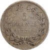 5 Francs Louis-Philippe Ier Tête Laurée Tranche En Relief