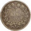 5 Francs Louis-Philippe Ier Tête Laurée Tranche En Relief