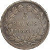 5 Francs Louis-Philippe Ier Tête Laurée Tranche en Relief