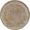 5 Francs Louis-Philippe Ier Tête Laurée Tranche En Relief