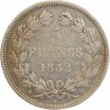 5 Francs Louis-Philippe Ier Tête Laurée Tranche En Relief