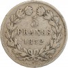 5 Francs Louis-Philippe Ier Tête Laurée Tranche En Relief