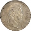 5 Francs Louis Philippe Ier Tête Laurée Tranche En Relief