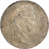 5 Francs Louis Philippe Ier Tête Laurée Tranche En Relief