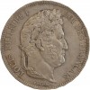 5 Francs Louis-Philippe Ier Tête Laurée Tranche En Relief