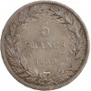 5 Francs Louis-Philippe Ier Tête Nue Sans le I Tranche En Relief