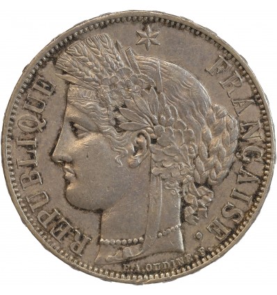 5 Francs Cérès Avec Légende