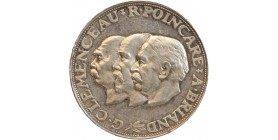 Module de  20 Francs Clémenceau-Poincaré-Briand 10ème Anniversaire de la Paix
