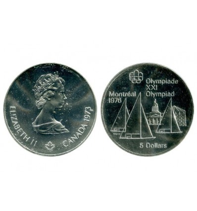 5 Dollars J. O. de Montreal Canada Argent