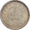 5 Francs Louis Philippe Ier Tête Laurée Tranche en Relief