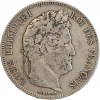 5 Francs Louis-Philippe Ier Tête Laurée Tranche En Relief