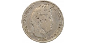 5 Francs Louis-Philippe Ier Tête Laurée Trance en Relief