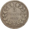 5 Francs Louis-Philippe Ier Tête Laurée Tranche En Relief