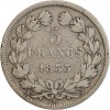 5 Francs Louis-Philippe Ier Tête Laurée Tranche En Relief