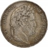 5 Francs Louis-Philippe Ier Tête Laurée Tranche En Relief