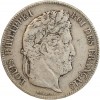 5 Francs Louis-Philippe Ier Tête Laurée Tranche En Relief