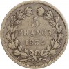 5 Francs Louis-Philippe Ier Tête Laurée Tranche En Relief