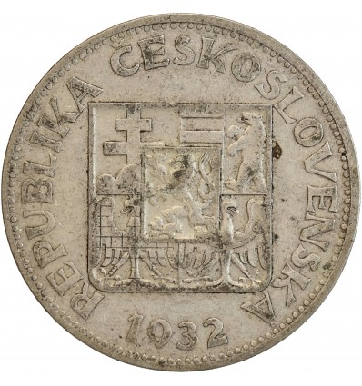 10 Couronnes - Tchècoslovaquie Argent