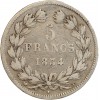 5 Francs Louis-Philippe Ier Tête Laurée Tranche En Relief