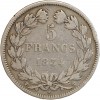 5 Francs Louis-Philippe Ier Tête Laurée Tranche En Relief